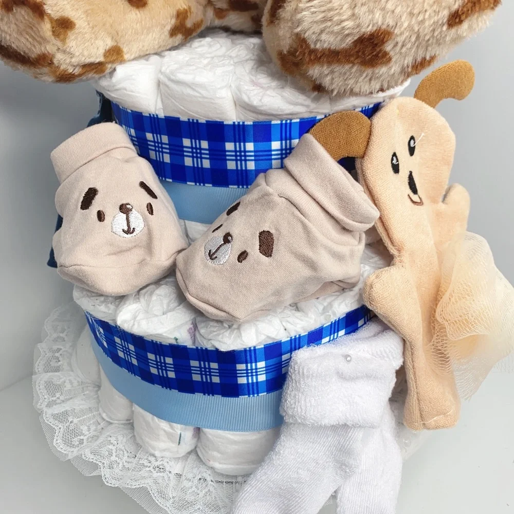 Puppy Diaper Cake, Doggy Diaper Cake